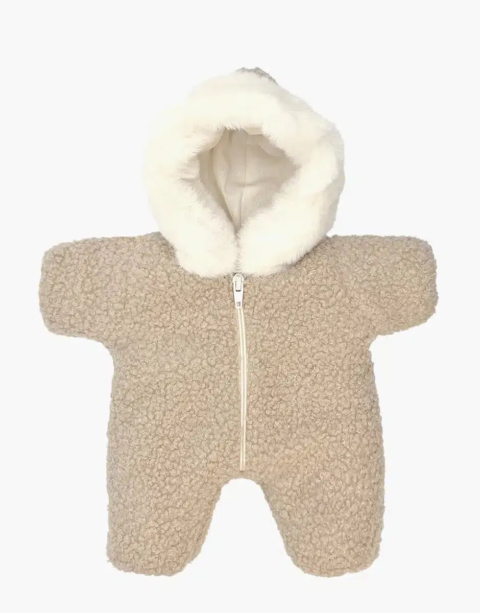 Baby Doll Terry Snowsuit ''Beige'' 28cm