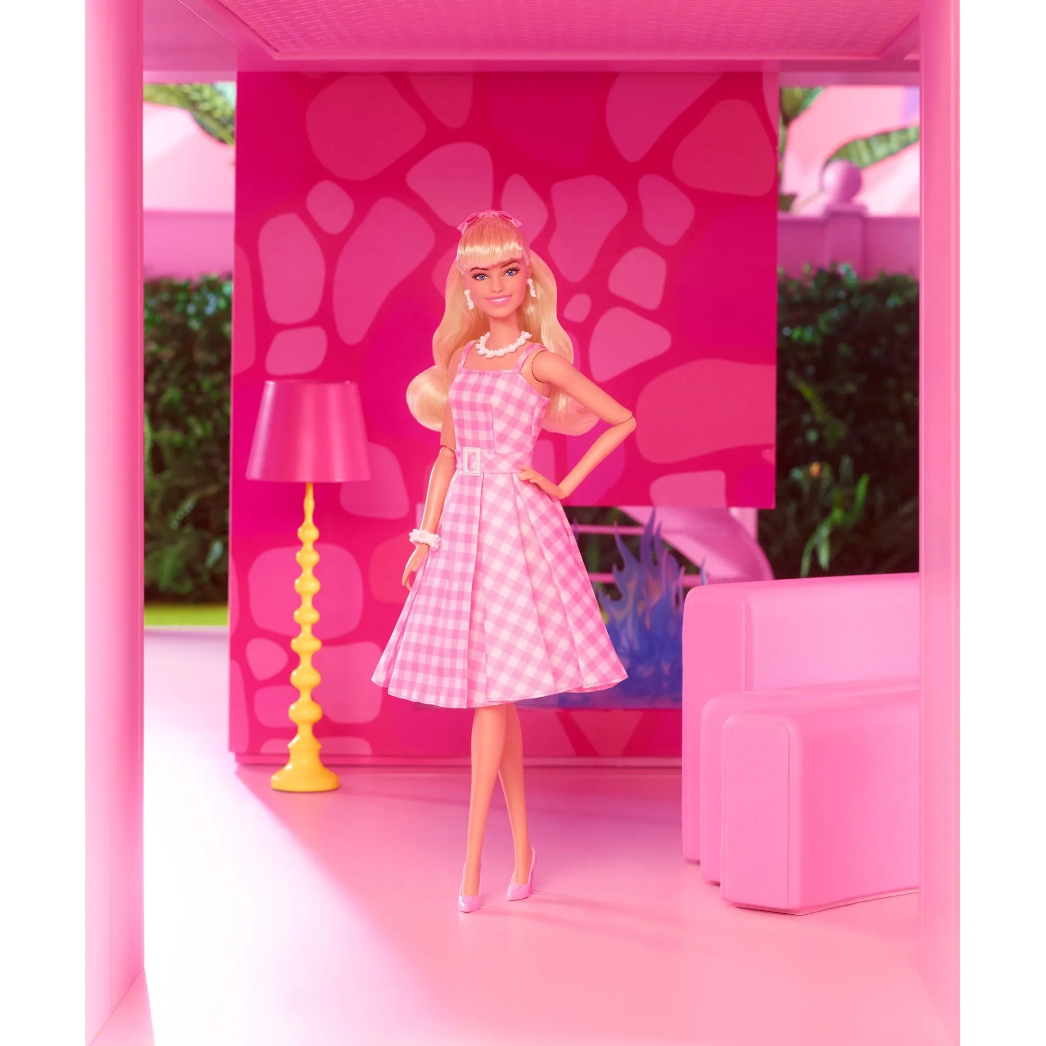 Barbie The Movie Barbie Doll In Pink Gingham Dress