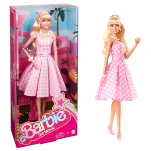 Barbie The Movie Barbie Doll In Pink Gingham Dress