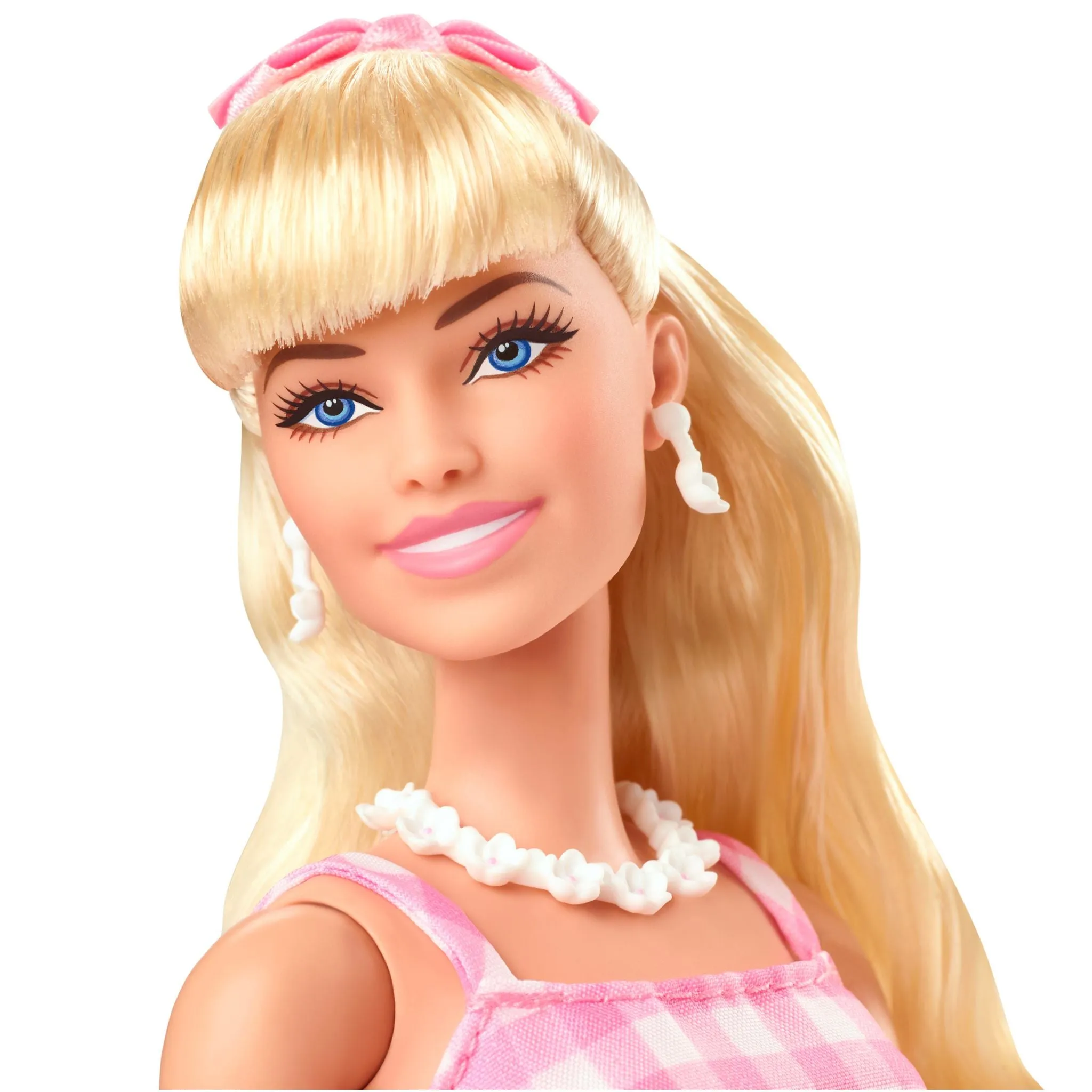 Barbie The Movie Barbie Doll In Pink Gingham Dress