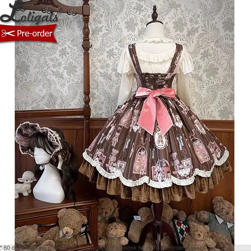 Bear & Doll ~ Sweet Lolita Underbust Corset Dress by Alice Girl ~ Pre-order