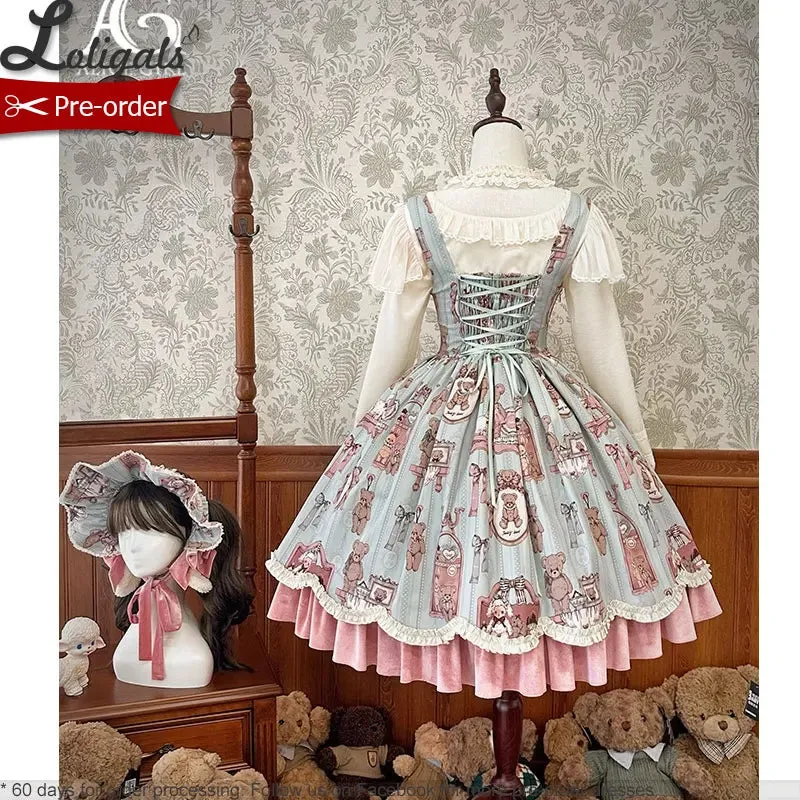 Bear & Doll ~ Sweet Lolita Underbust Corset Dress by Alice Girl ~ Pre-order