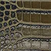 Beebe Belt - Embossed Croc :: Deep Moss