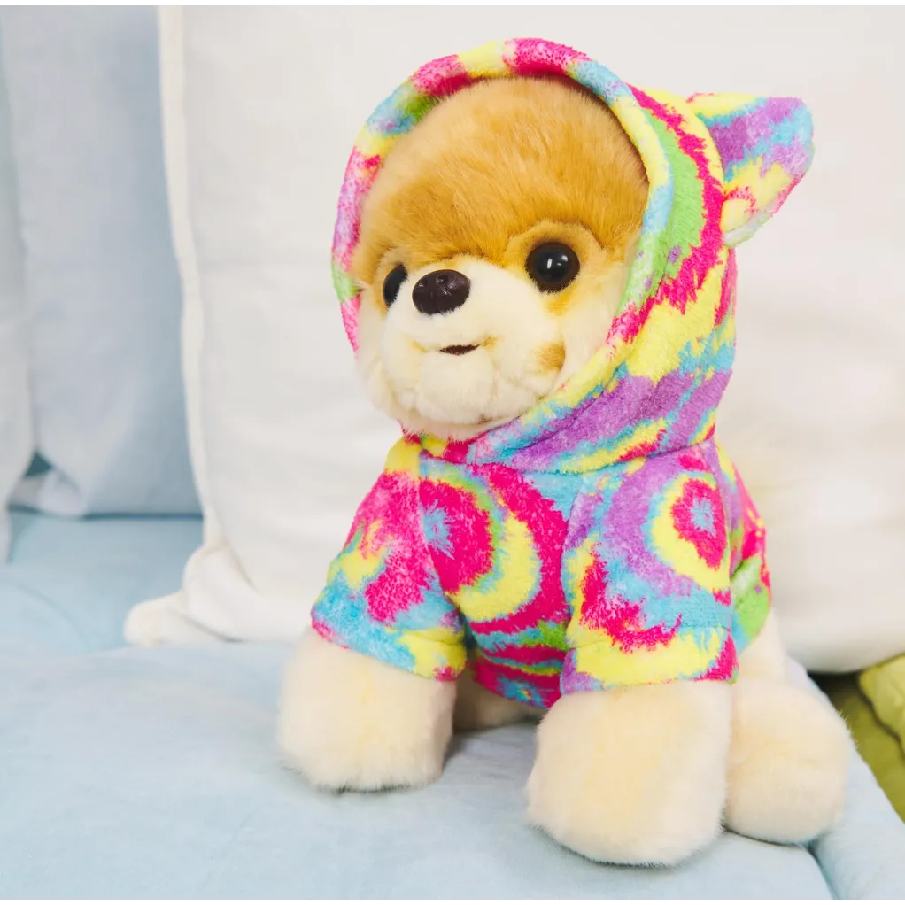 Boo - The Worlds Cutest Dog w/ Tie Dye Hoodie 9" Plush by Gund