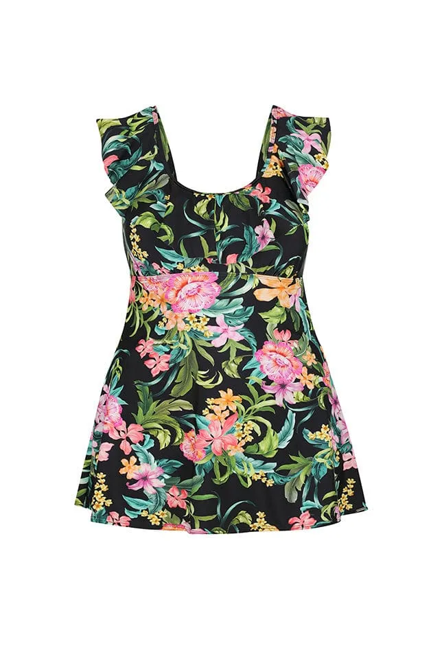 Bora Bora Frill Swim Dress