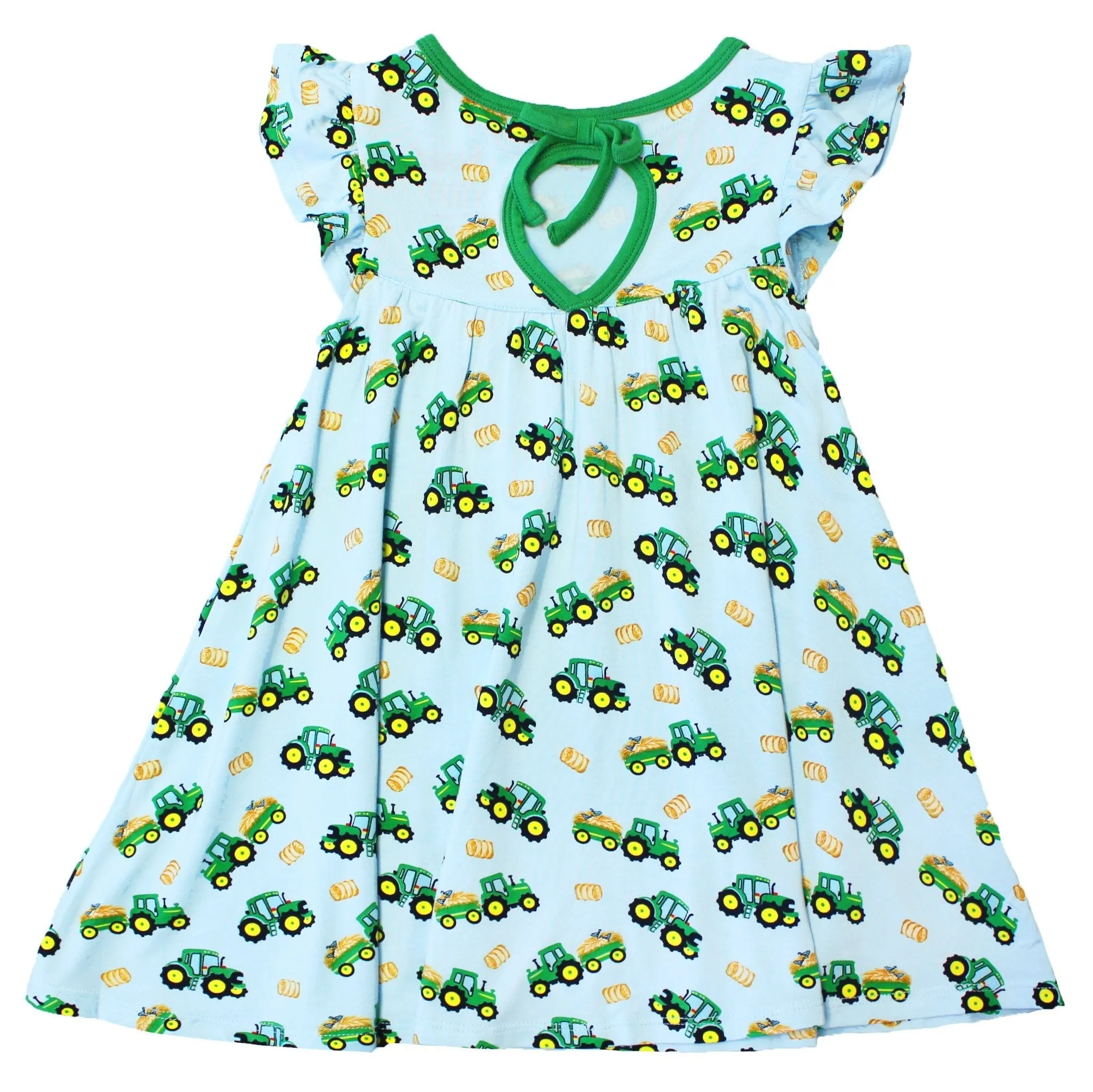 Breeze Tractors & Birdees Twirling Dress (2t-6y)