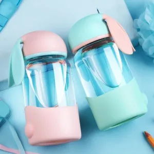 Bunny Glass Water Bottle