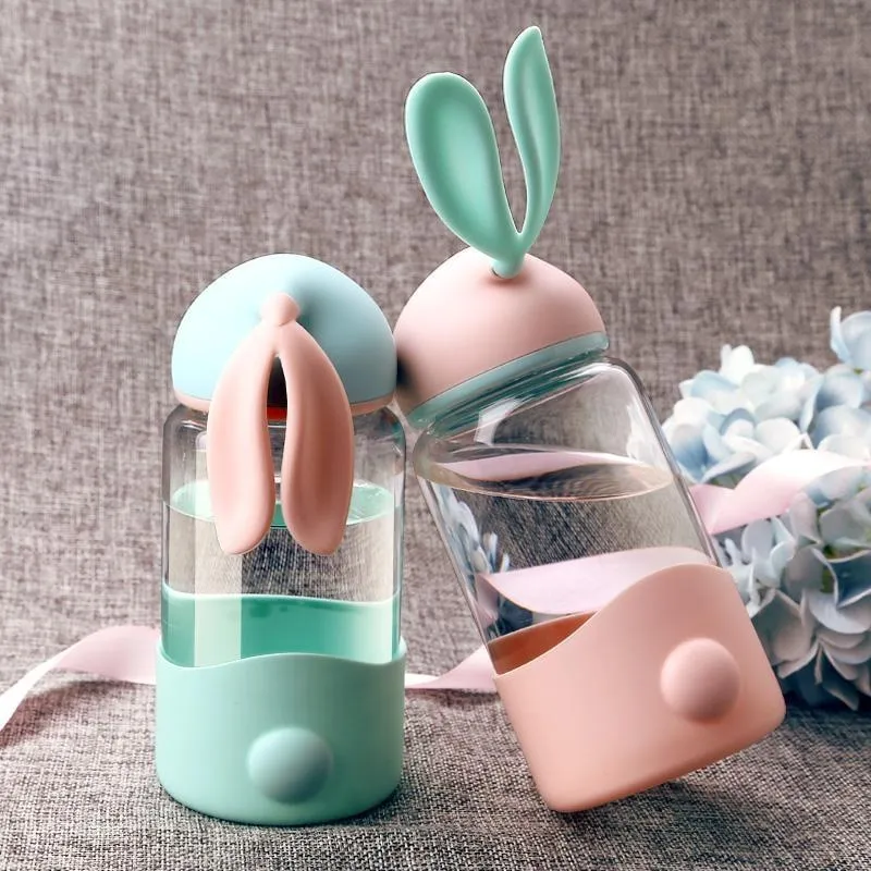 Bunny Glass Water Bottle