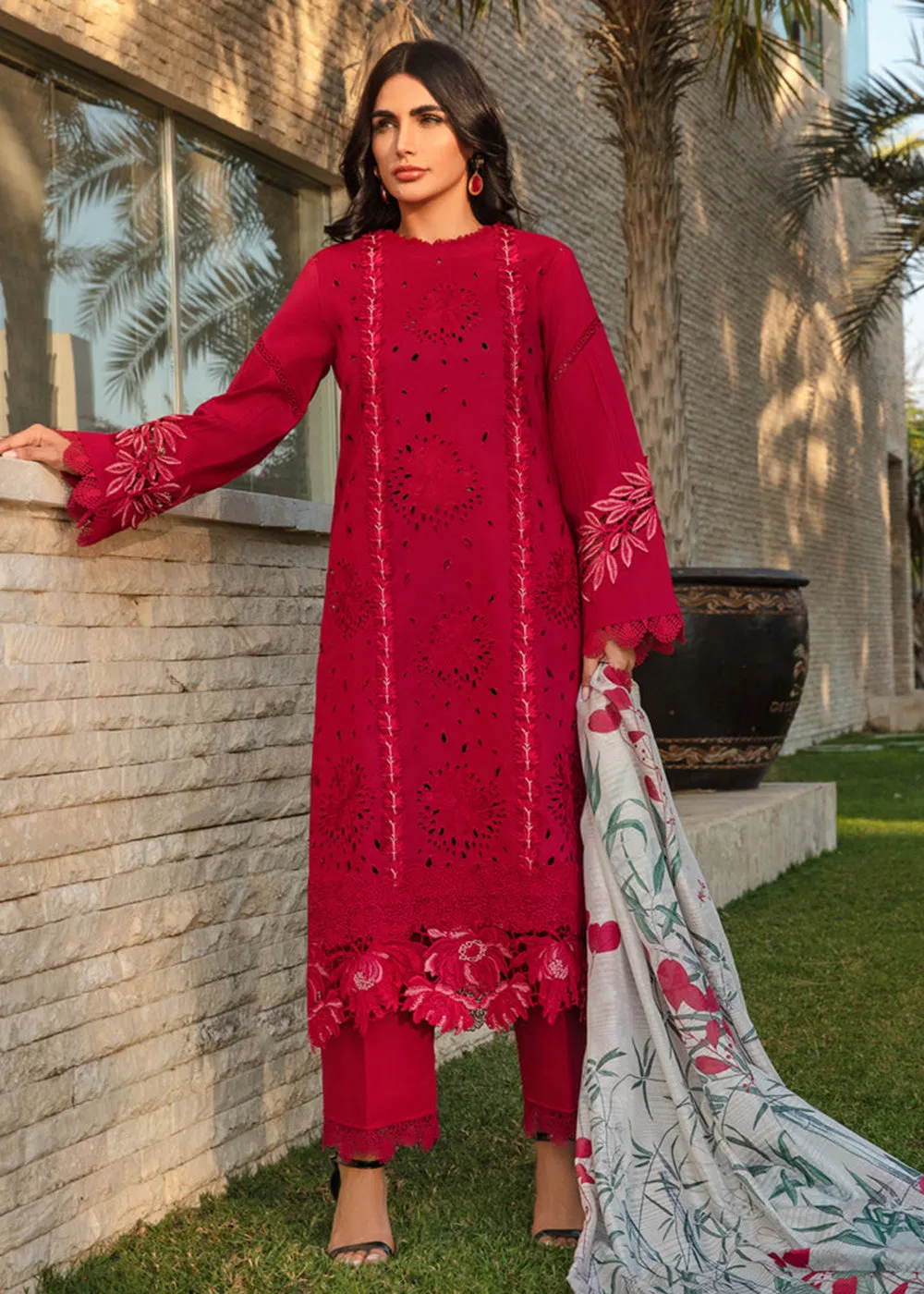 Carnation Summer Lawn Collection '24 by Rang Rasiya | SCARLET