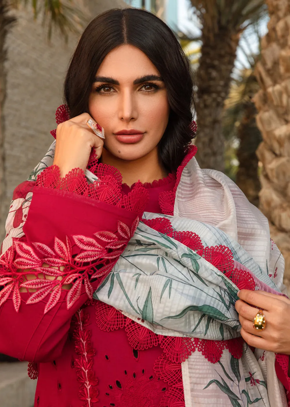 Carnation Summer Lawn Collection '24 by Rang Rasiya | SCARLET