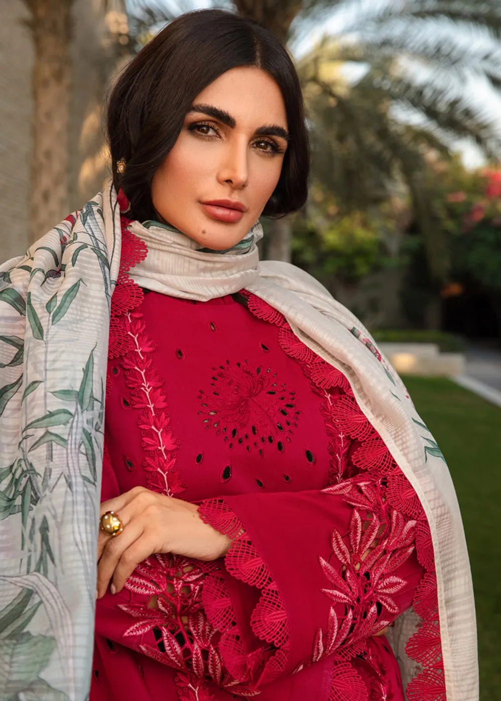 Carnation Summer Lawn Collection '24 by Rang Rasiya | SCARLET