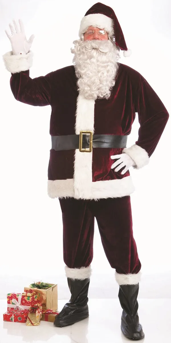 Crimson Velvet Santa Suit