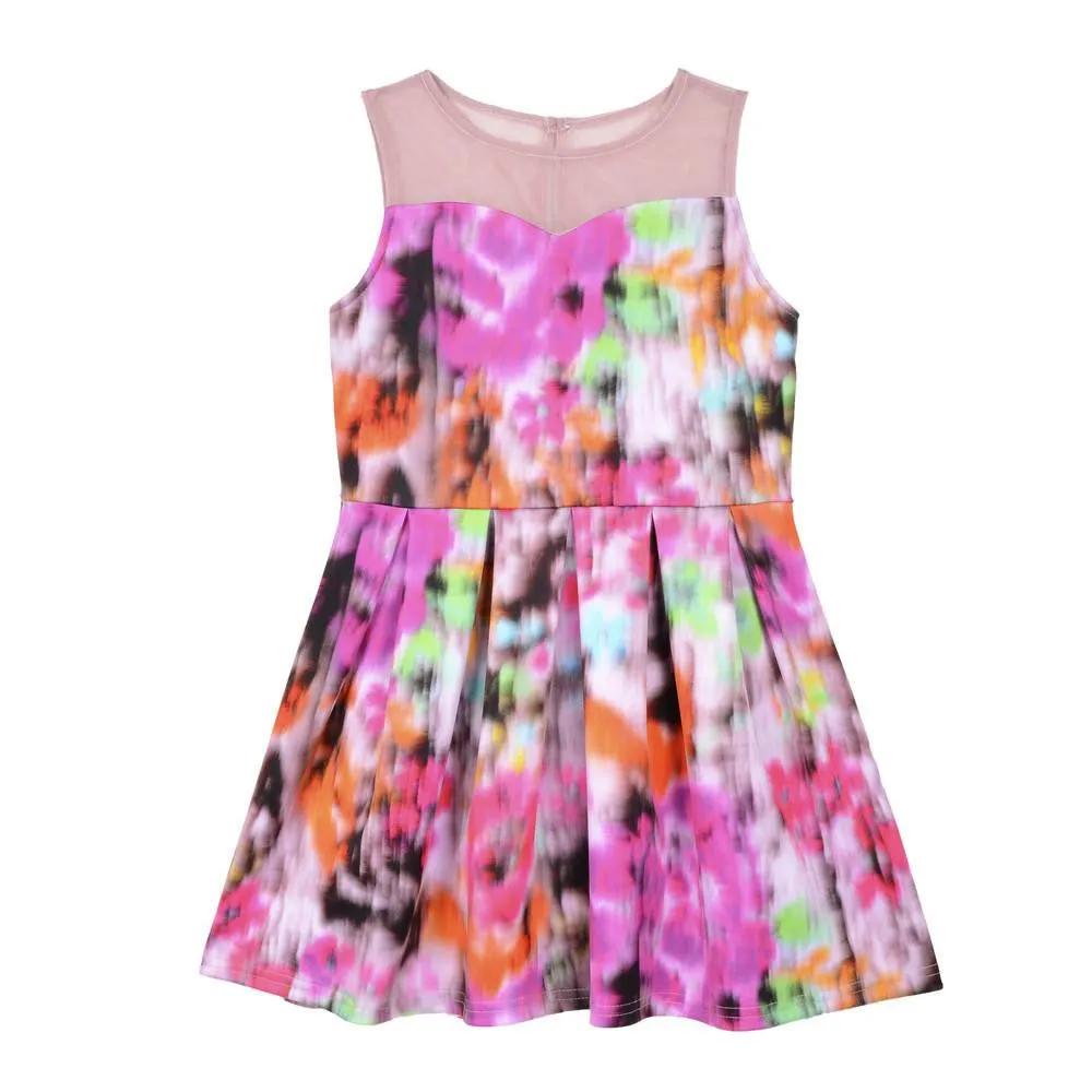 Danisha Abstract Floral Dress