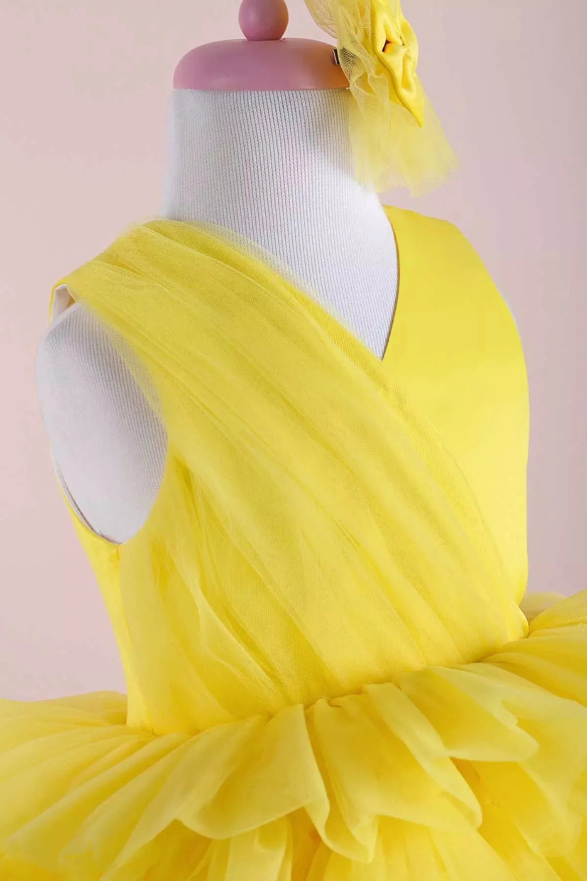 Emily Yellow Party Dress