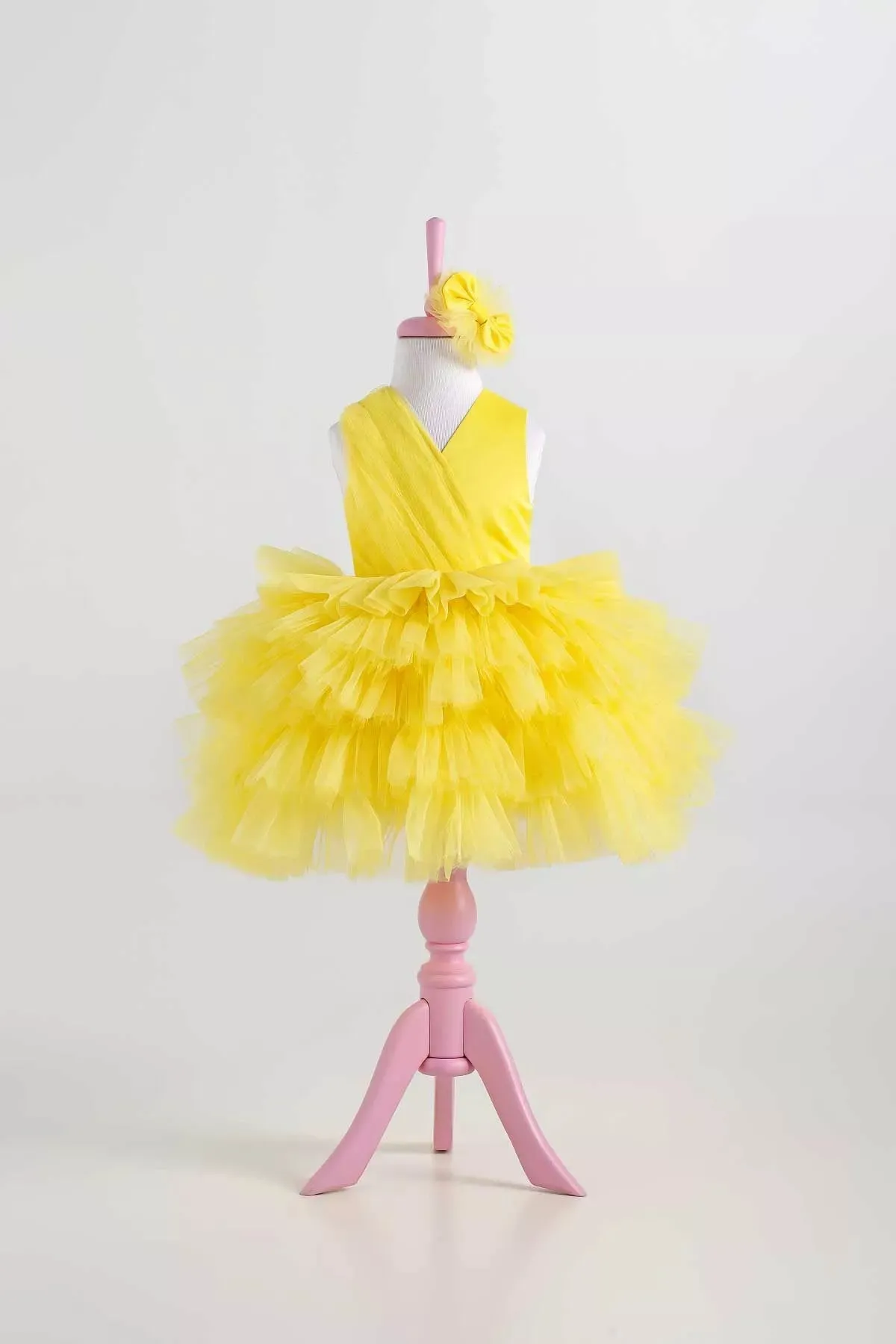 Emily Yellow Party Dress