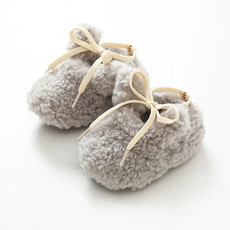 Fuzzy Rabbit Ear Slippers for Toddlers