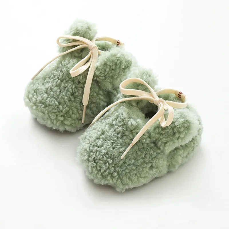 Fuzzy Rabbit Ear Slippers for Toddlers