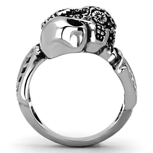 High polished (no plating) Stainless Steel Ring with No Stone for Women Style TK1039