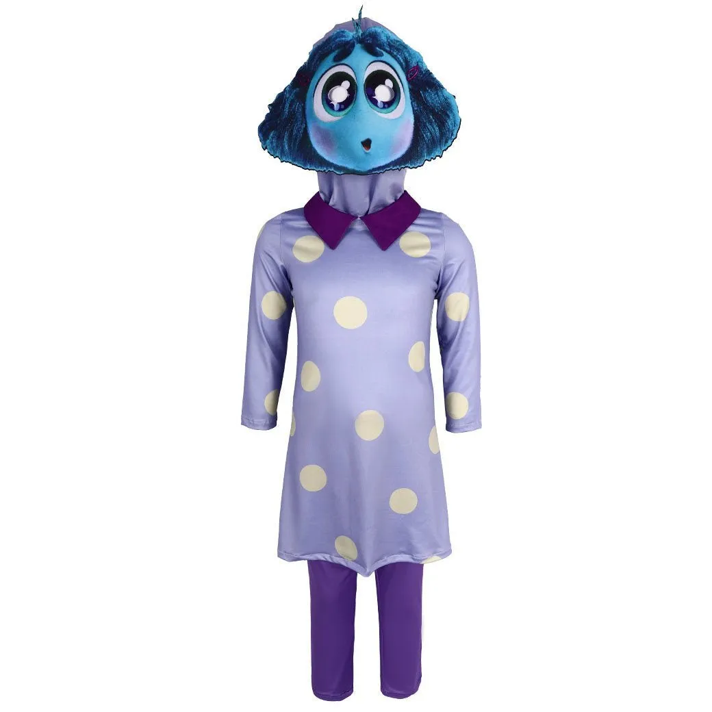 Inside Out 2 Envy Costume Halloween Stage Performance Outfit for Kids and Adults