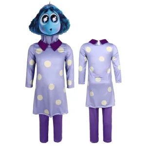 Inside Out 2 Envy Costume Halloween Stage Performance Outfit for Kids and Adults