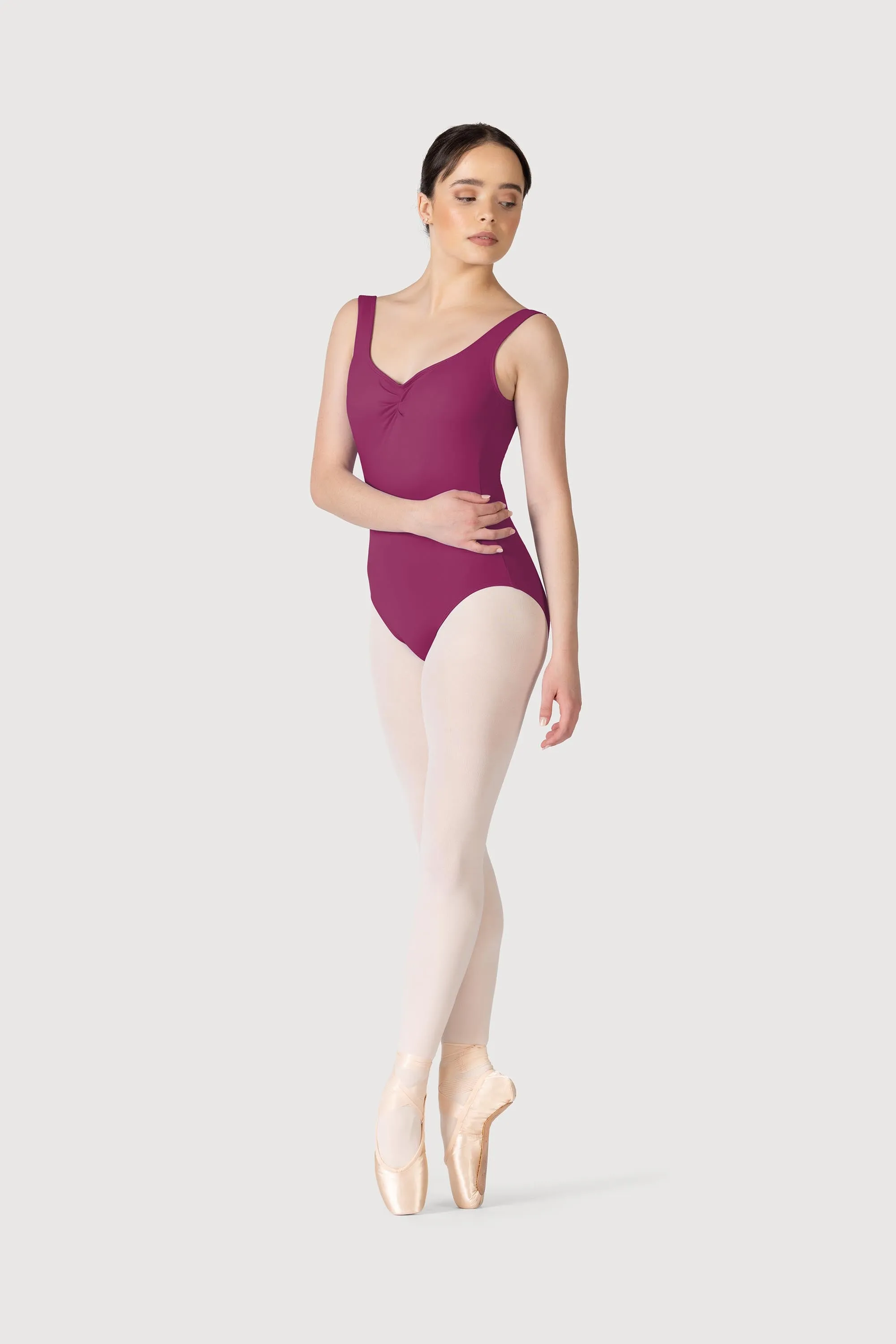 L3888 - Bloch Cecilie Gathered Tank Womens Leotard