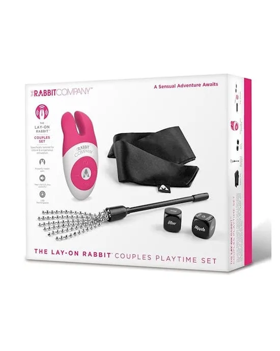 Lay-On Rabbit Couples Playtime Gift Set