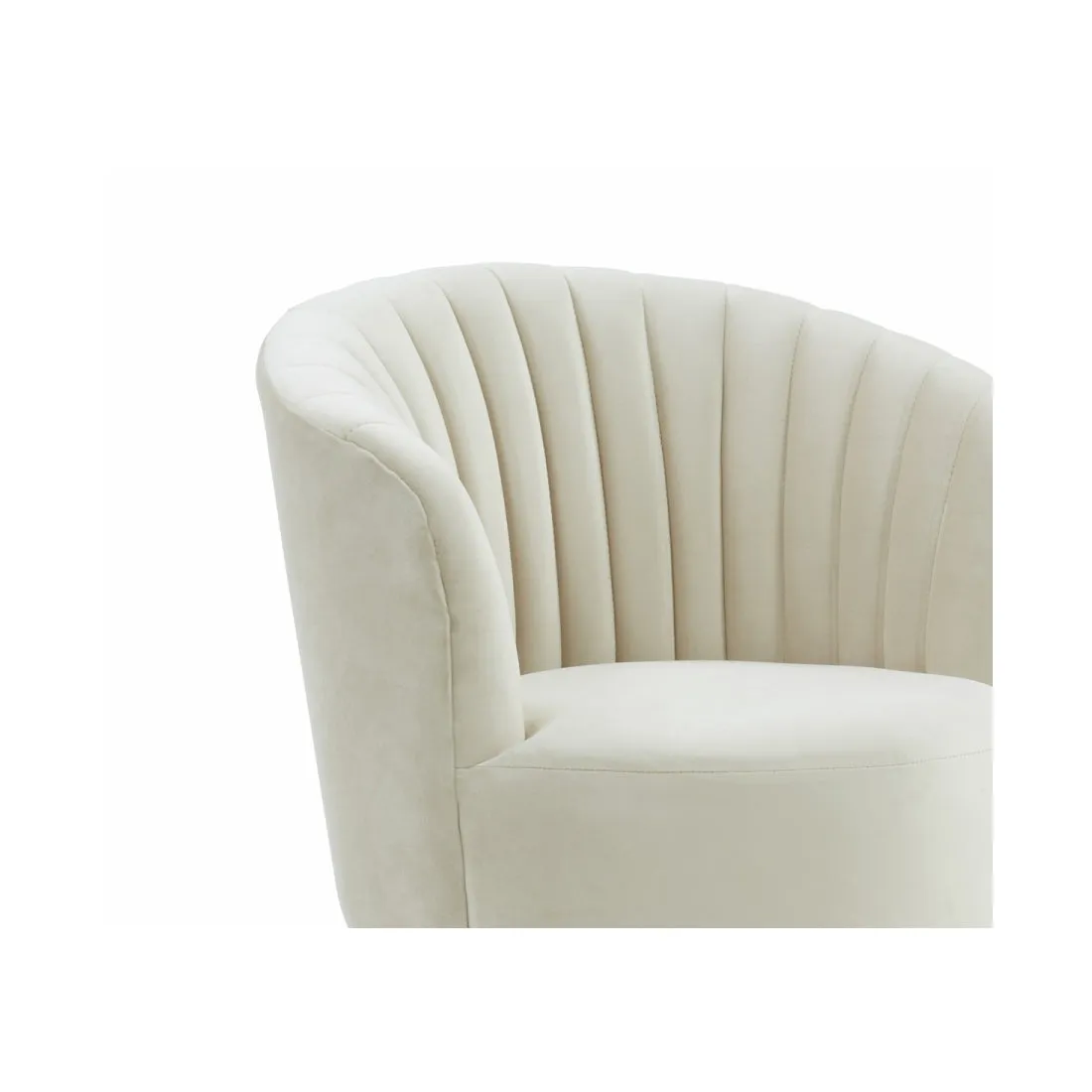 Liana  Velvet Swivel Stool