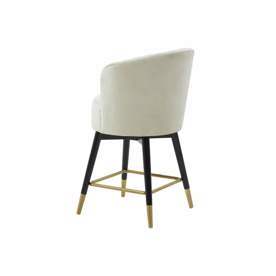 Liana  Velvet Swivel Stool