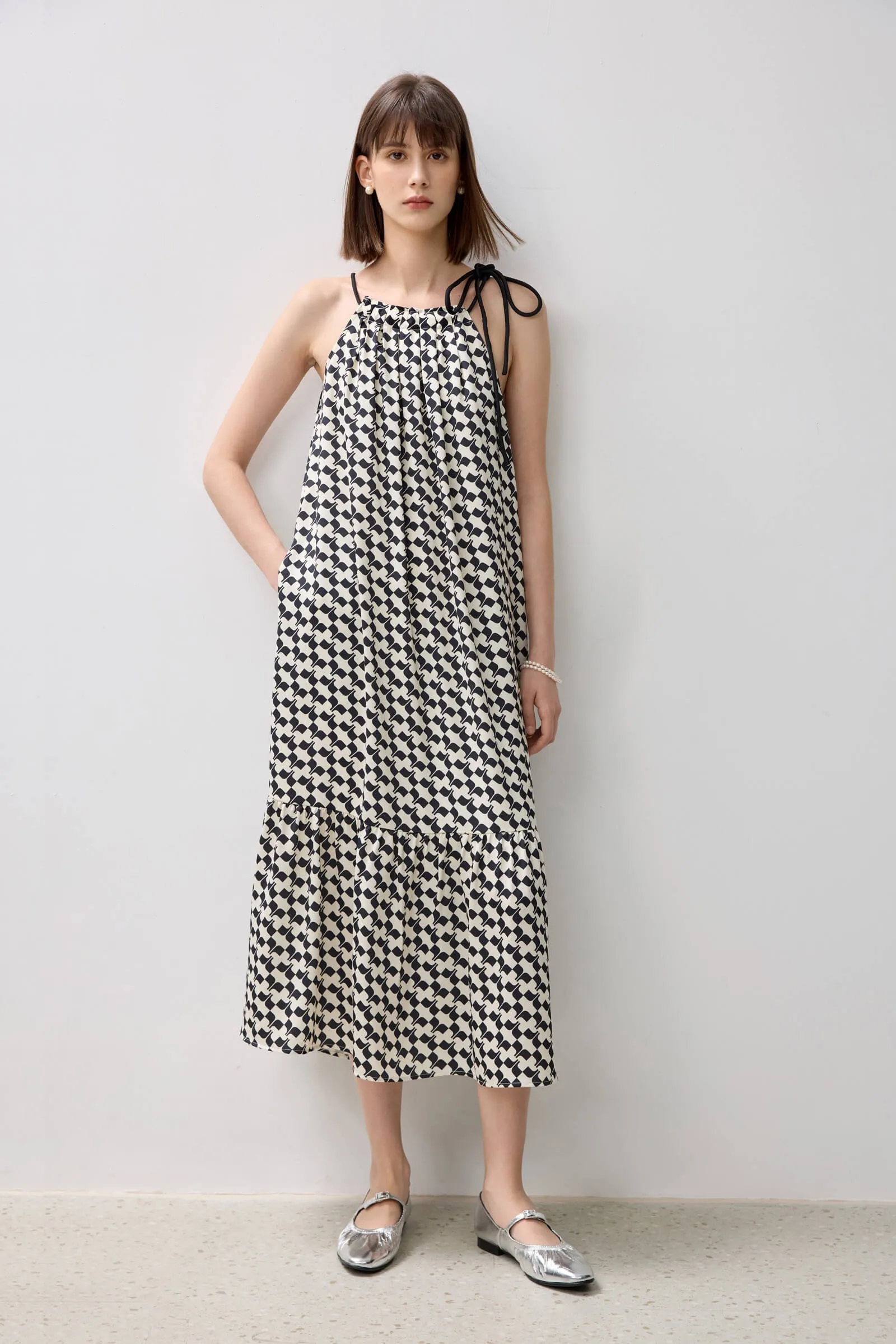 LILY Retro Monogram Dress