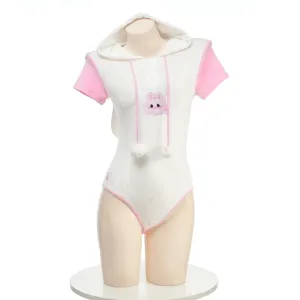 Little Rabbit Hooded Onesie