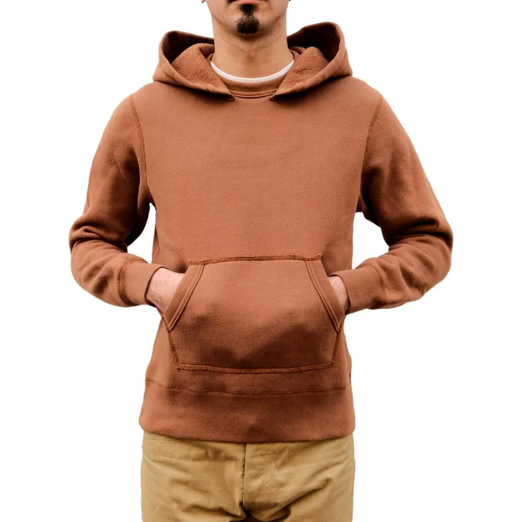 Loop & Weft Super Fluffy Knit After Hood Sweatshirt (Brown)