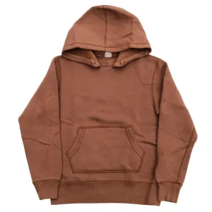 Loop & Weft Super Fluffy Knit After Hood Sweatshirt (Brown)