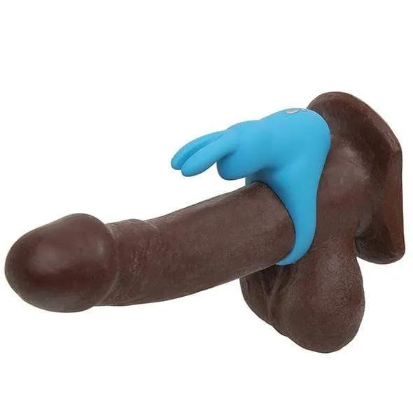 Love Honey - Happy Rabbit Vibrating Cock Ring (Blue)