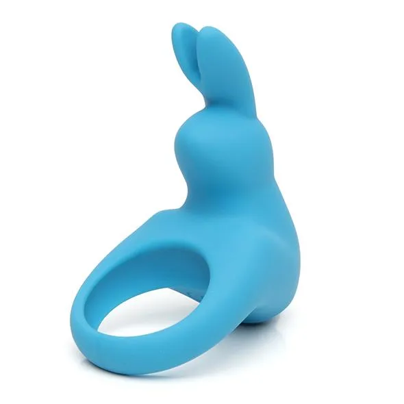 Love Honey - Happy Rabbit Vibrating Cock Ring (Blue)