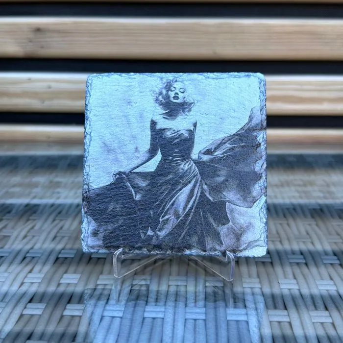 Marylin Monroe Slate Coaster