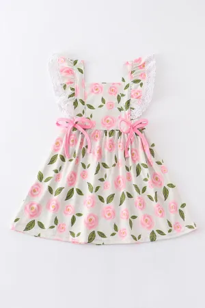 Pink Roses Dress