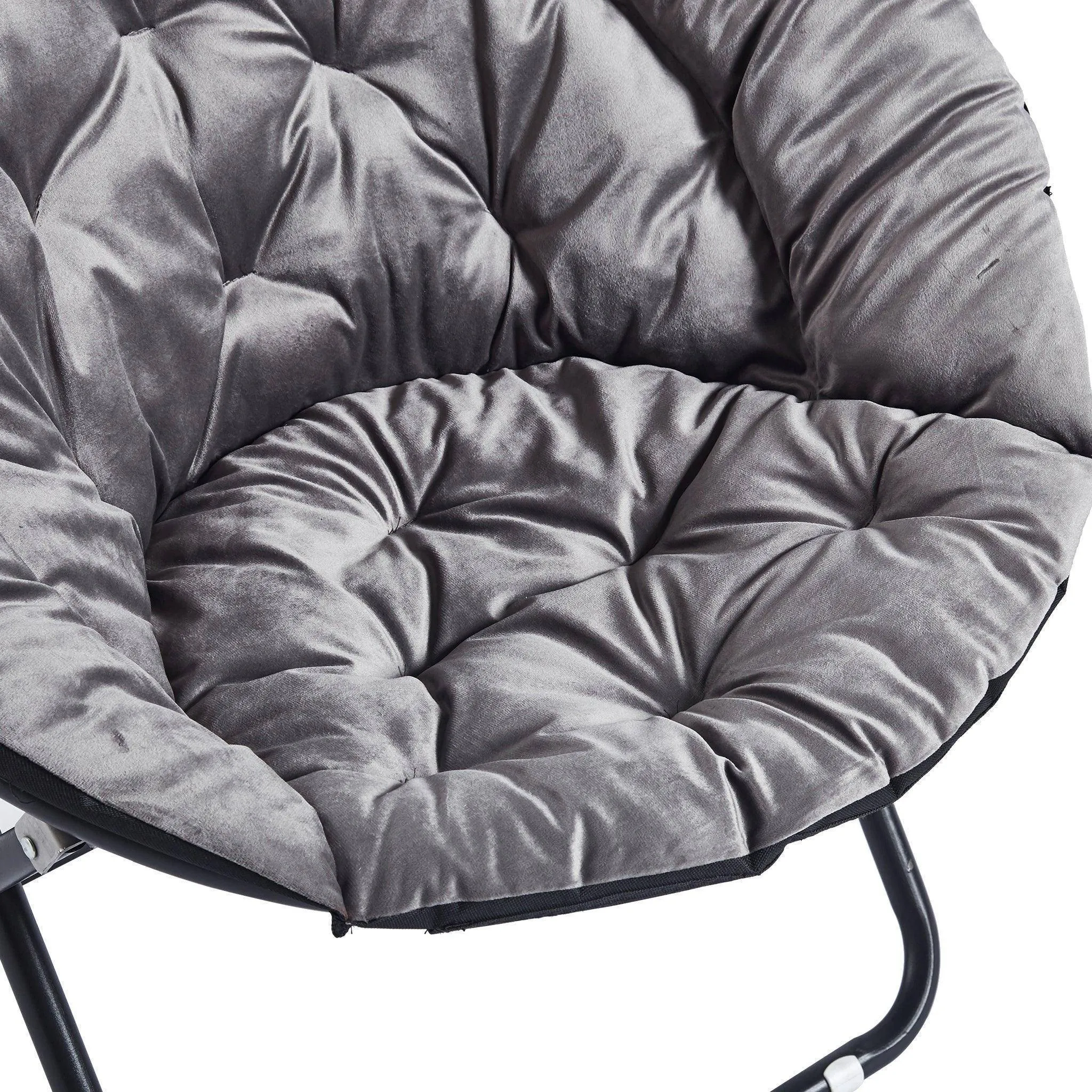 Portable Chair Folding Velvet Moon Chair-CR001