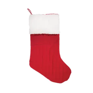 Red Velvet Stitch Stocking