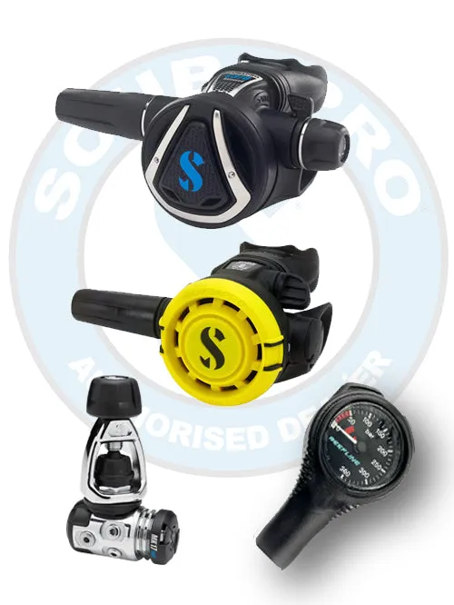 Scubapro Regulator Set: MK17 Evo (Din or Yoke)   C370   Octopus   Free SPG