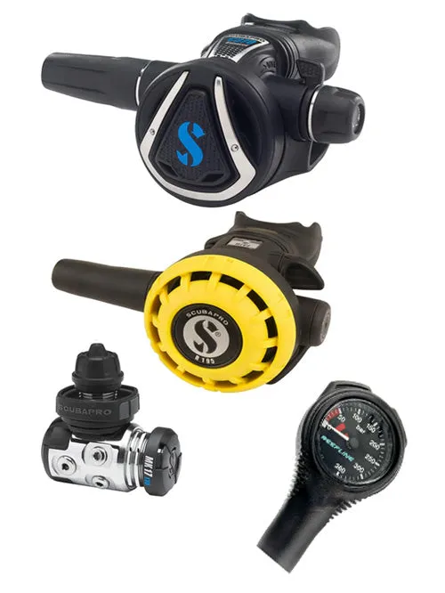 Scubapro Regulator Set: MK17 Evo (Din or Yoke)   C370   Octopus   Free SPG