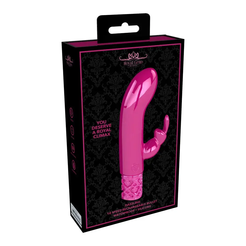 Shots Silicone Pink Multi-speed Rechargeable Rabbit Vibrator