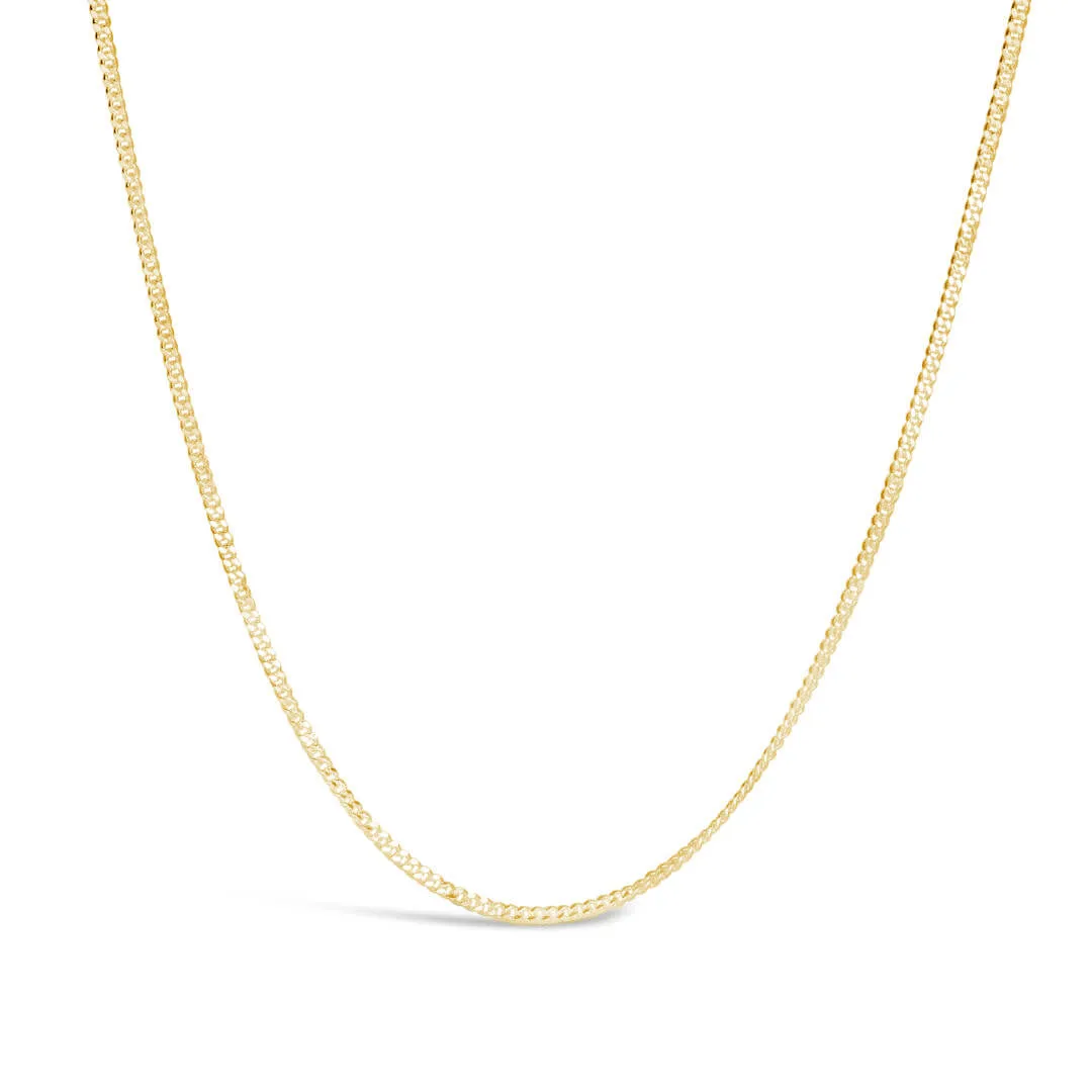 Solid Gold Curb Chain