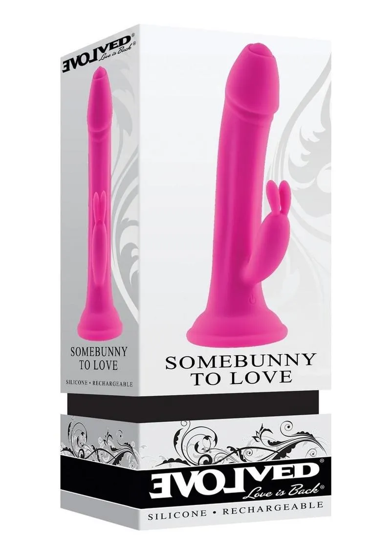 Somebunny to Love Rechargeable Silicone Rabbit Vibrator