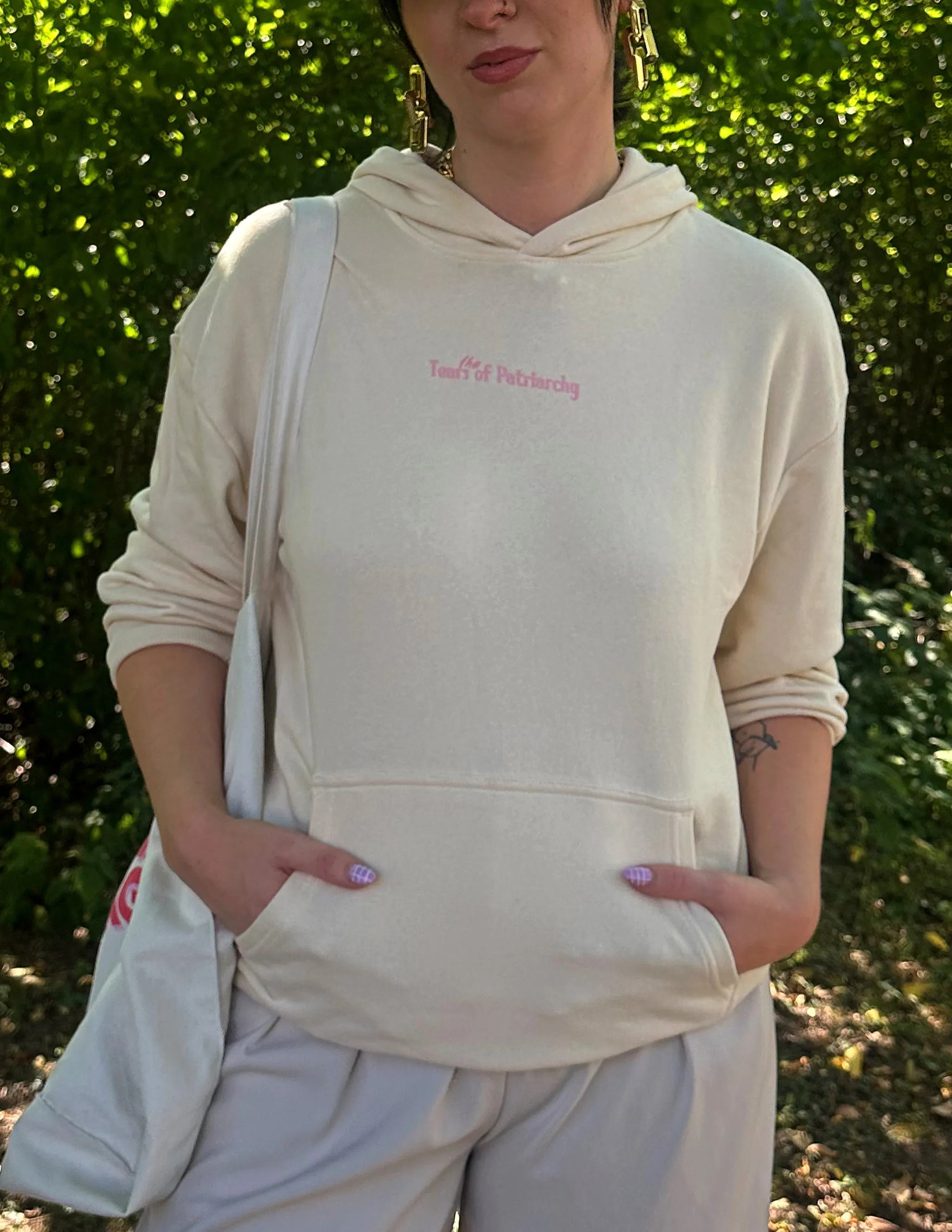 Tears of Patriarchy Spritz Hoodie in Raw