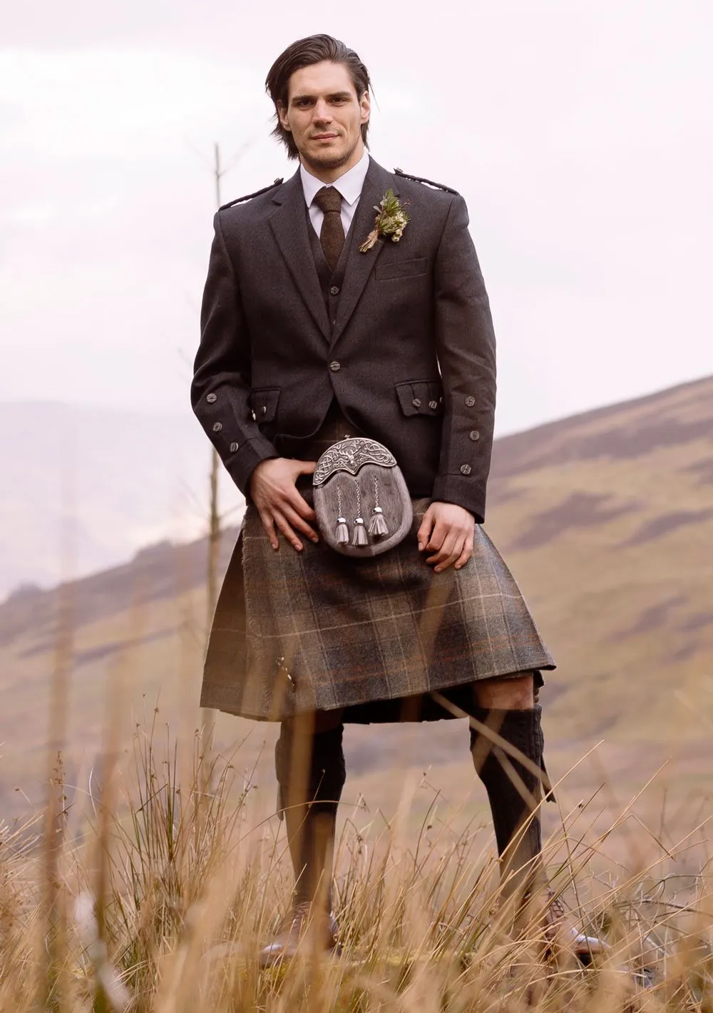 The Modern Patriot Tweed Kilt Outfit