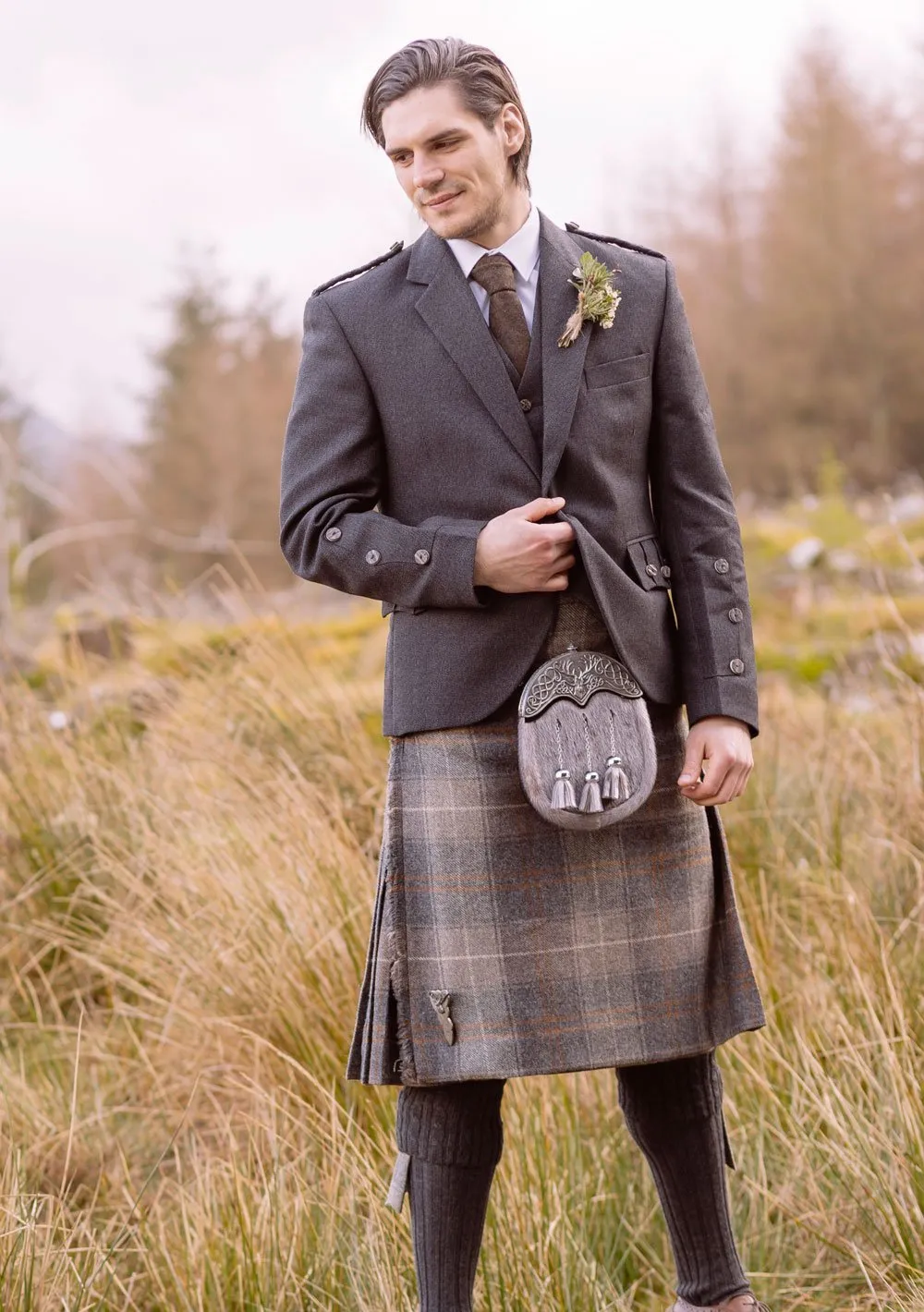 The Modern Patriot Tweed Kilt Outfit