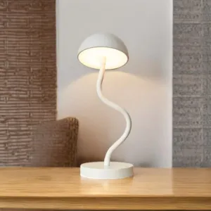 White Touch Dimmable Mushroom Table Lamp