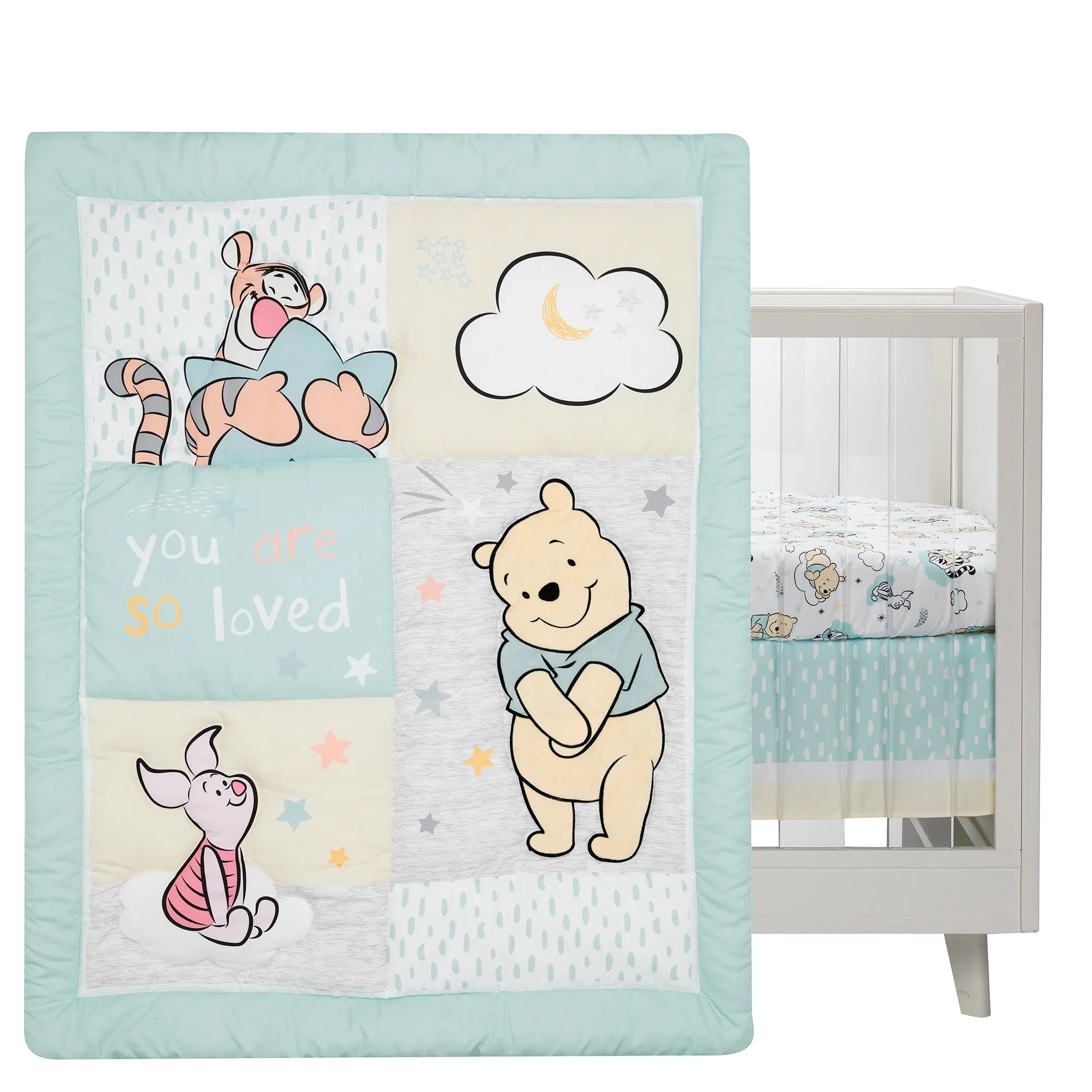 Winnie the Pooh Hugs 3-Piece Crib Bedding Set