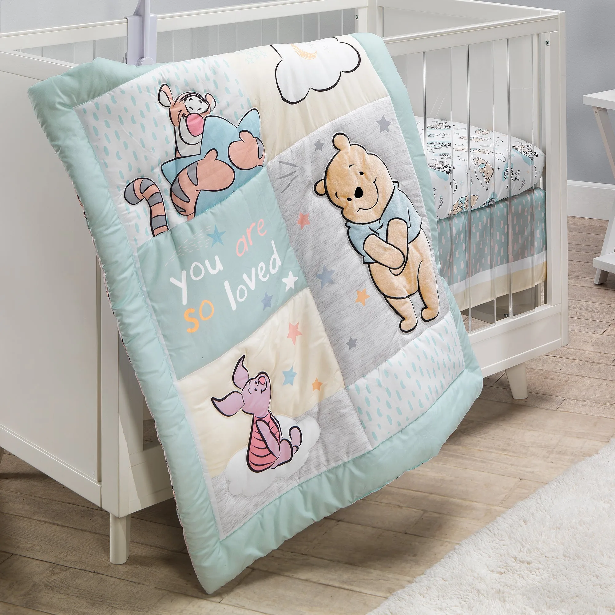 Winnie the Pooh Hugs 3-Piece Crib Bedding Set