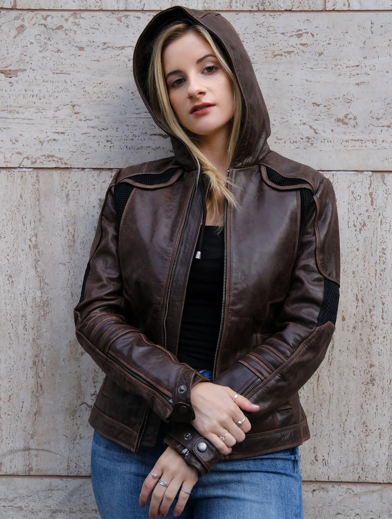 Womens Gavin Leather Jacket